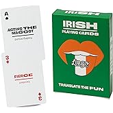 Irish Lingo Playing Cards | Travel Flashcards | Learn Irish Slang Ireland Vocabulary in A Fun & Easy Way | 52 Essential Translations