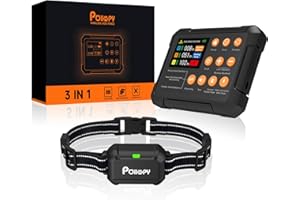 Wireless Dog Fence, Newest 3-in-1 Pet Containment System with Forbidden Zone + Dog Training Collar Function for Indoor & Outd