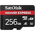 SanDisk 256GB microSD Express microSD Card - Up to 880MB/s Read, Up to 650MB/s Write, 210MB/s Sustained Write, U3, C10 - SDSQXFN-256G-GN4NN