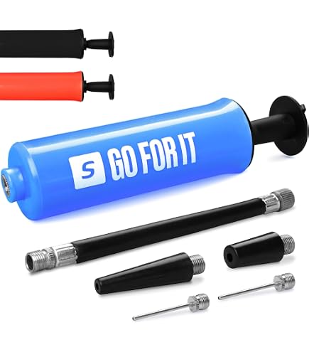 20 Pack Double-Speed Inflating Pump Needles - Fast Dual-Airflow Adapters For Football, Rugby, Volleyball, Netball