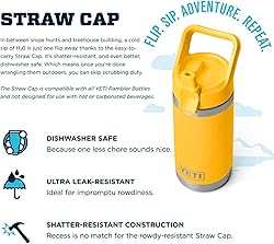 YETI Rambler Jr. 12 oz Kids Bottle, with Straw