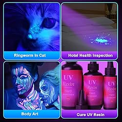 Acisa UV Blacklight Flashlight - 365nm and 395nm