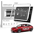 SUMK For Tesla Model Y Screen Protector Accessories 2024 2025, 15 inches Matte Tempered Glass Touch Screen Protector for Tesla Model Y (2025-2020) / Model 3 (2023-2017) Anti-Glare & Fingerprint