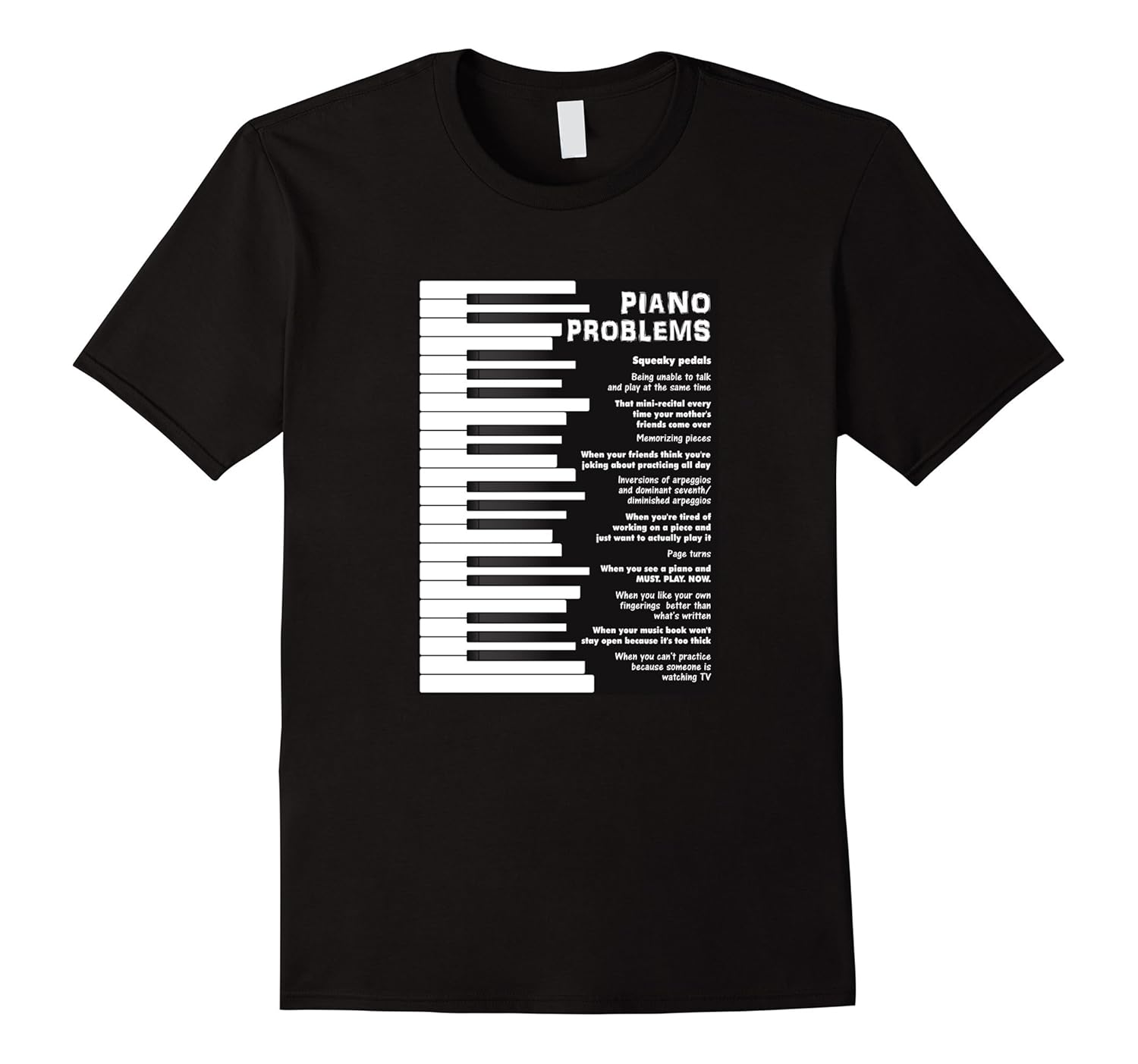 Piano Problems T-Shirt-CD