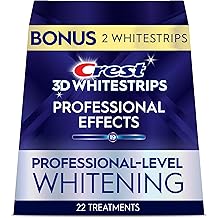 Crest 3D Whitestrips Professional Effects &ndash; Teeth Whitening Kit, 22 Treatments (20 + 2 Bonus), Each with 1 Upper/1Lower, 44 S