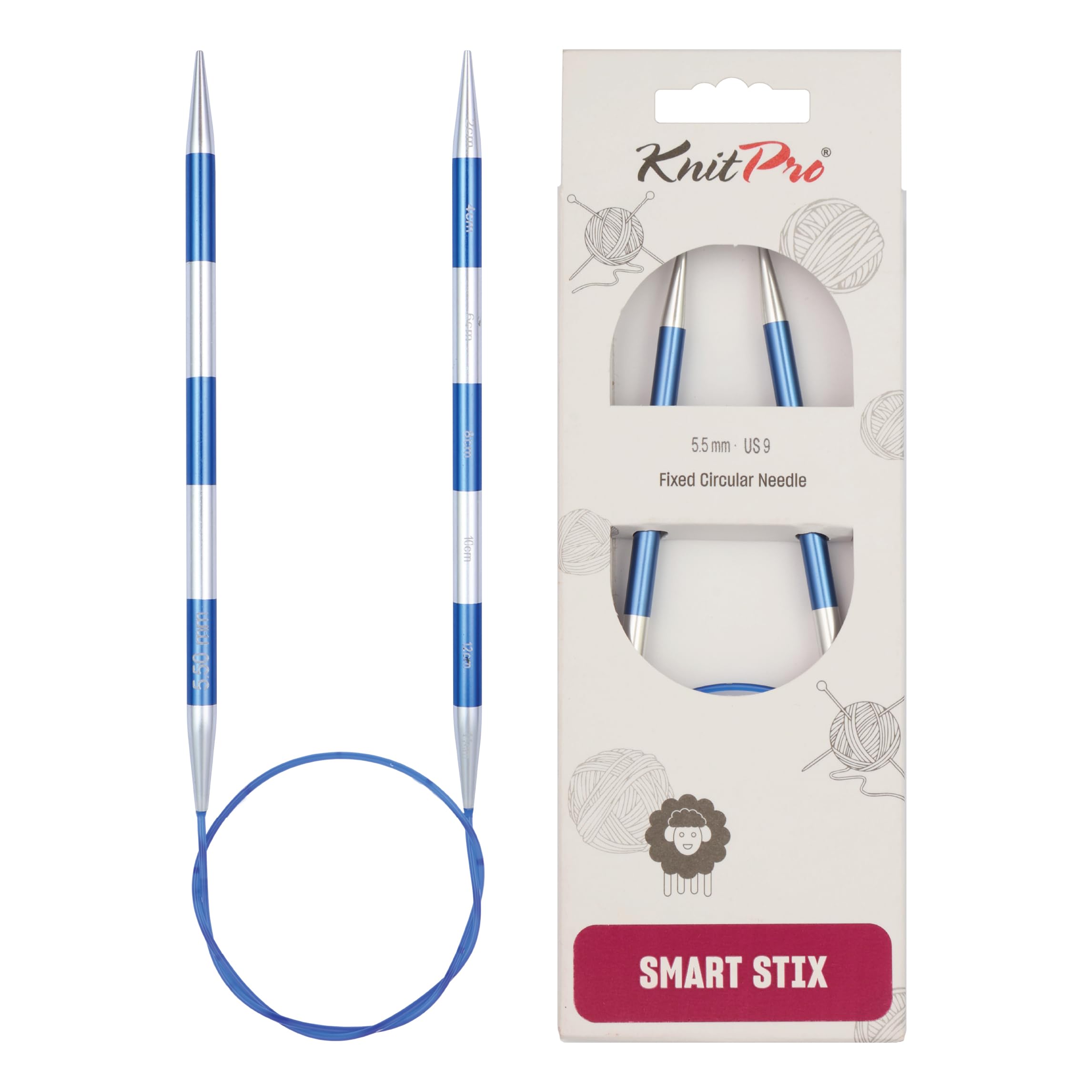 KnitPro Smartstix Fixed Circular Needles 24" (60cm) | 5.50mm — image 1