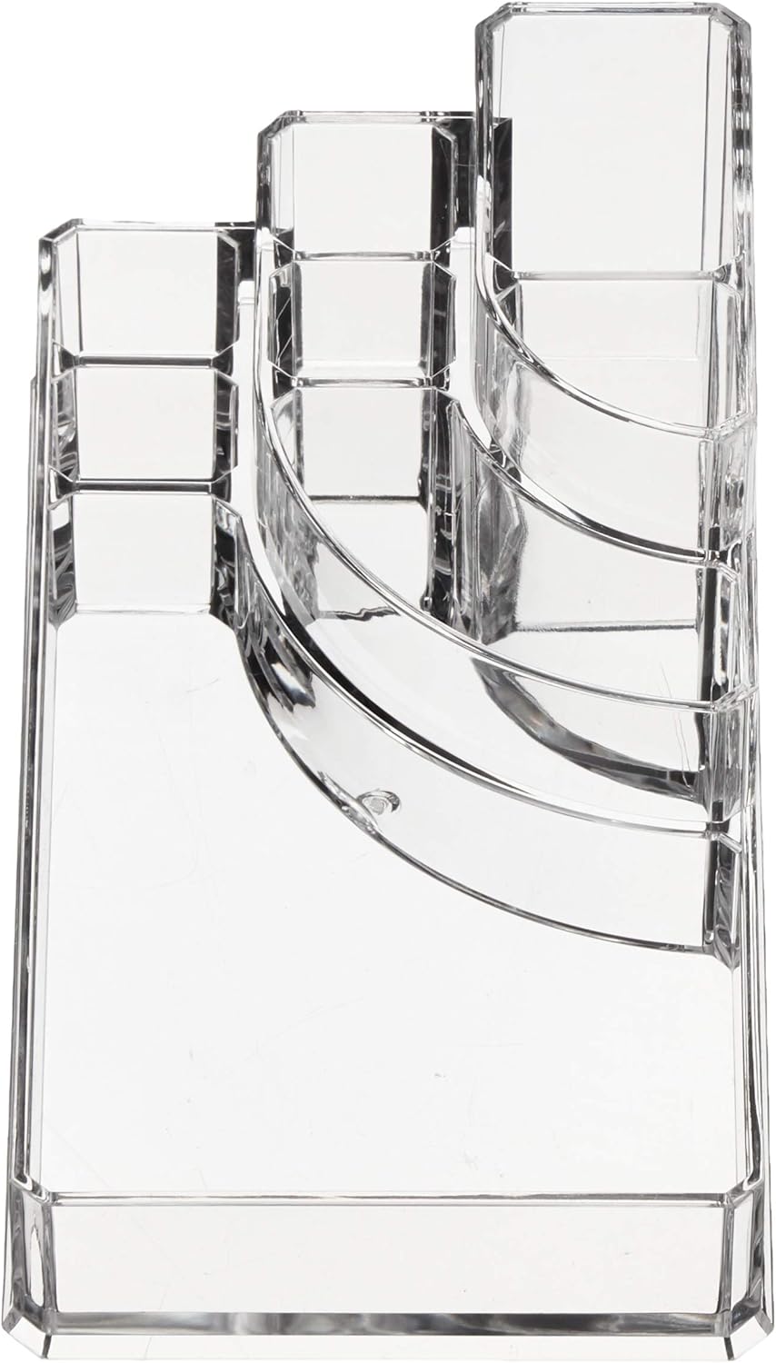  Basics Square Acrylic Cosmetic Makeup Organizer Storage, Small: Home & Kitchen