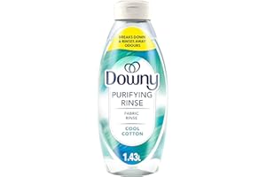 Downy Rinse & Refresh Laundry Odour Remover and Fabric Softener, Cool Cotton, Safe On All Fabrics, HE Compatible, 1.41L