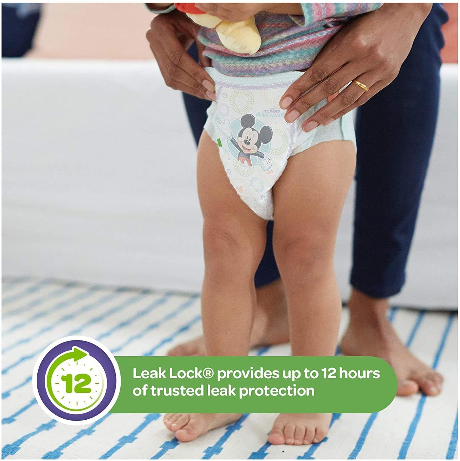 Huggies Little Movers Slip On Diaper Pants, Size 6, 100 Count, One Month Supply: Health & Personal Care