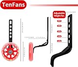 TenFans Stabilisers for Childs Bike Heavy Duty Rear Training Wheels 12-20 inch view 2