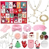 2025 Advent Calendar for Teen Girls Adult Women 24 Days Christmas Countdown Calendar, Beauty Jewelry Bath Self Care Christmas Gifts for Mom Wife
