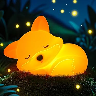 Veilleuse LED en forme de fraise, en silicone , aste par USB, lampe d