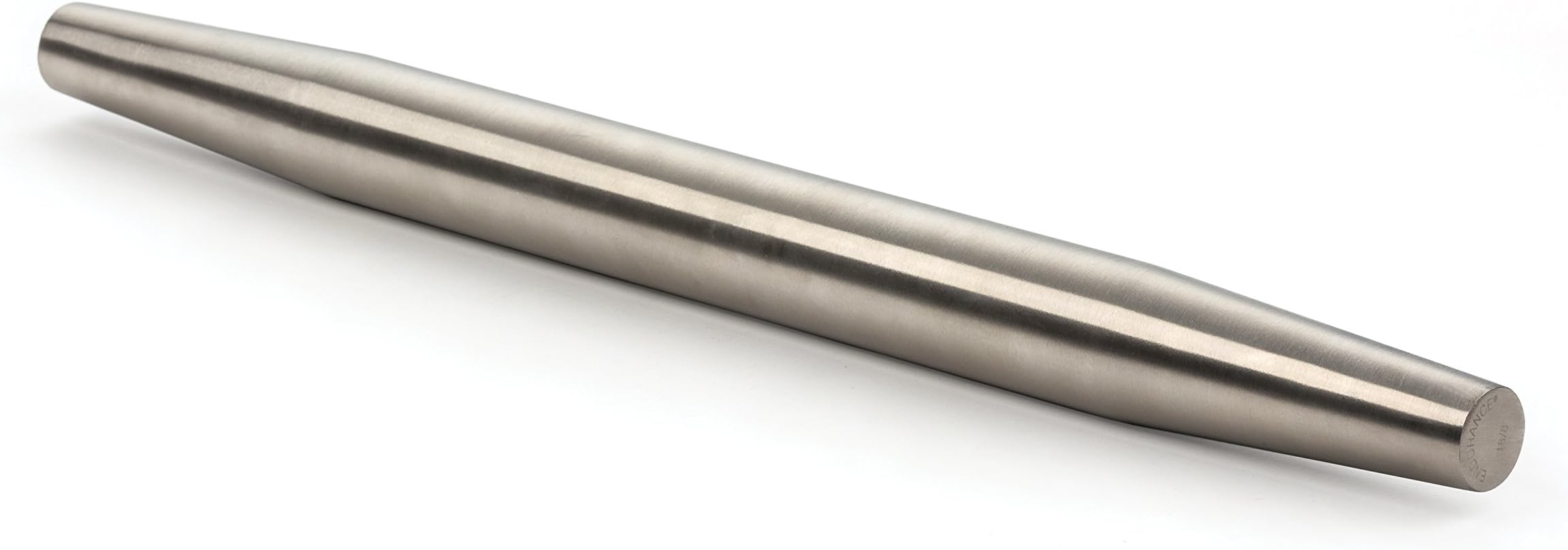 RSVPInternational Endurance French Rolling Pin for Baking, 18", Stainless Steel