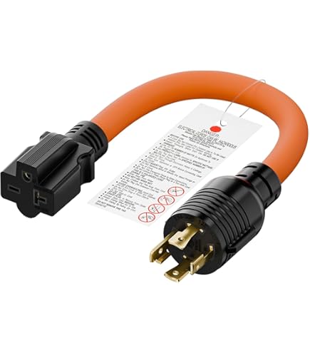 Parkworld NEMA 6-20 Extension Cord 6-20P to 6-20R (T Blade Female