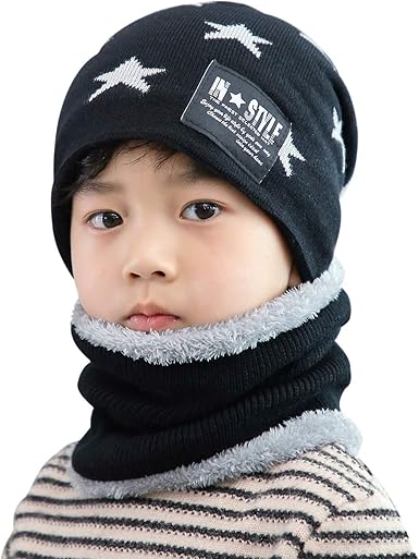 hat and scarf in one kids