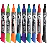 Quartet Dry-Erase Markers, Chisel Tip, Assorted, EnduraGlide, 12/Pack (5001-20MA)