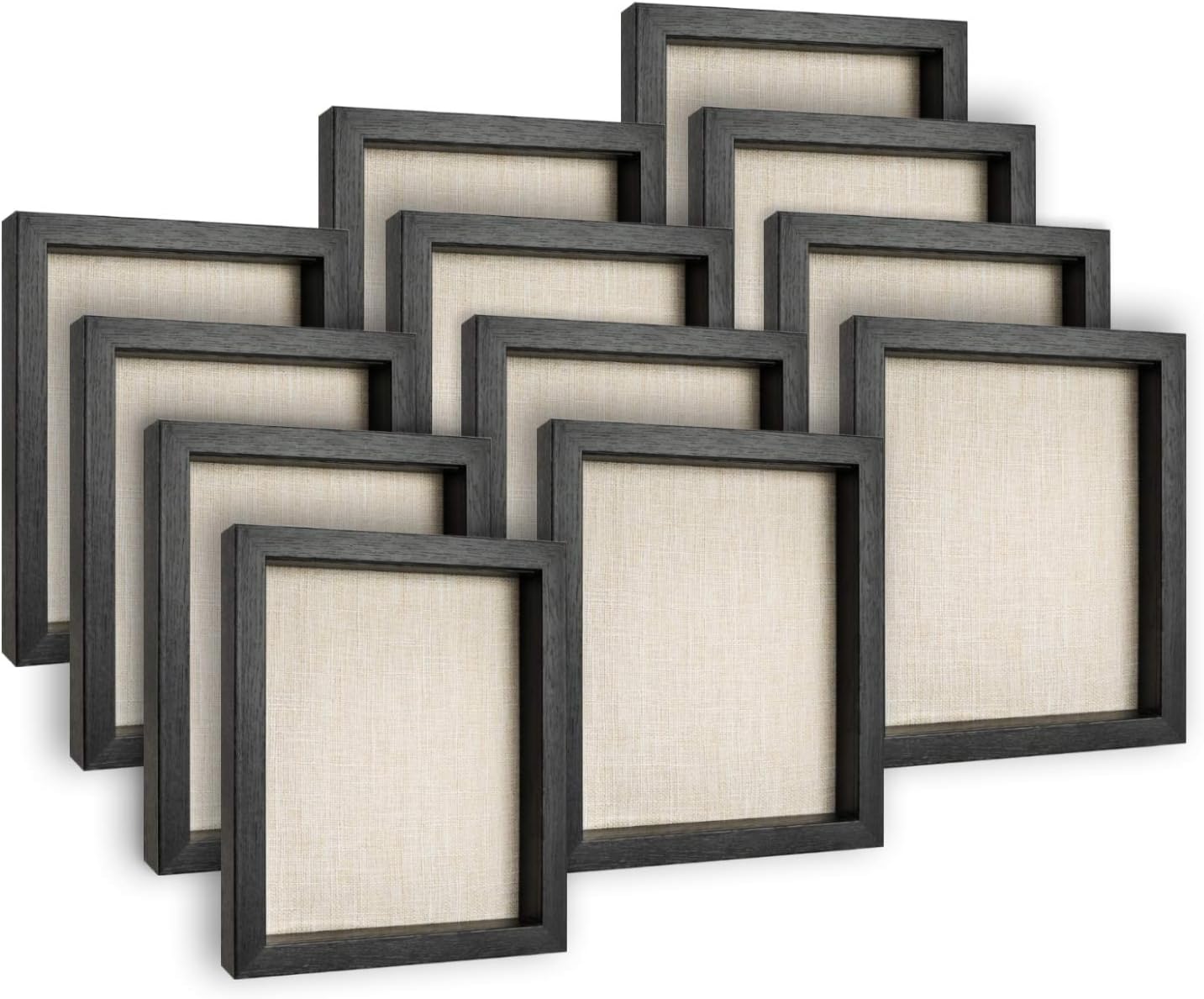 Awards Shadow Box Picture Frame 8x8 Brown Wood Display Case With Linen Back For Memorabilia Tickets And Photos Pins Medals Shadow Boxes Home Kitchen Snowrobin Jp