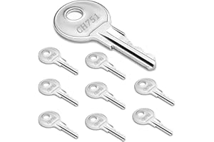 WAH LIN PARTS CH751 Keys,Pack of 9 CH751 RV Keys for RV Compartments Campers Storage Cabinets Push Locks
