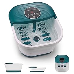 Collapsible Foot Spa Bath Massager with