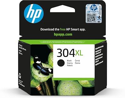 HP N9K08AE 304XL High Yield Black Original Ink Cartridge Pack of 1