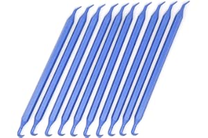 KINETIC WARES Premium Non Scratch O-Ring Pick Tool - Polycarbonate (10 Pack)