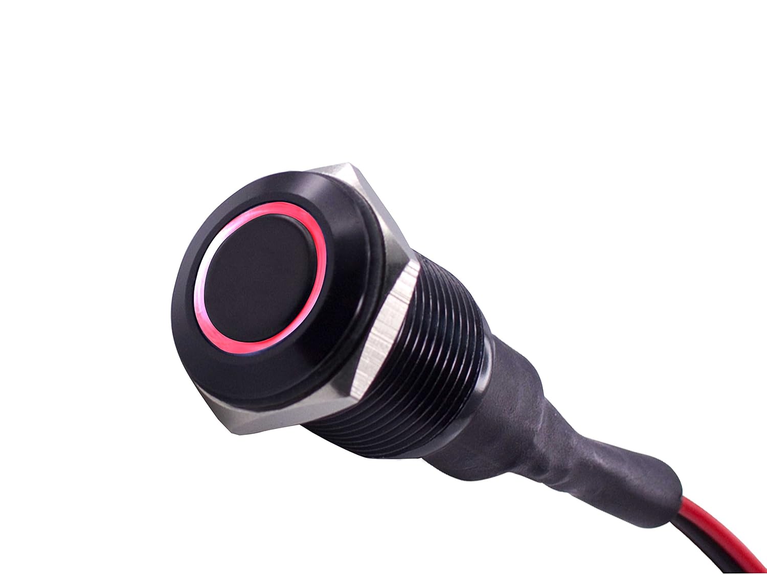Amazon.com: Anti-vandal LED Switch Prewired (16mm, Black Housing, Red LED):  Automotive