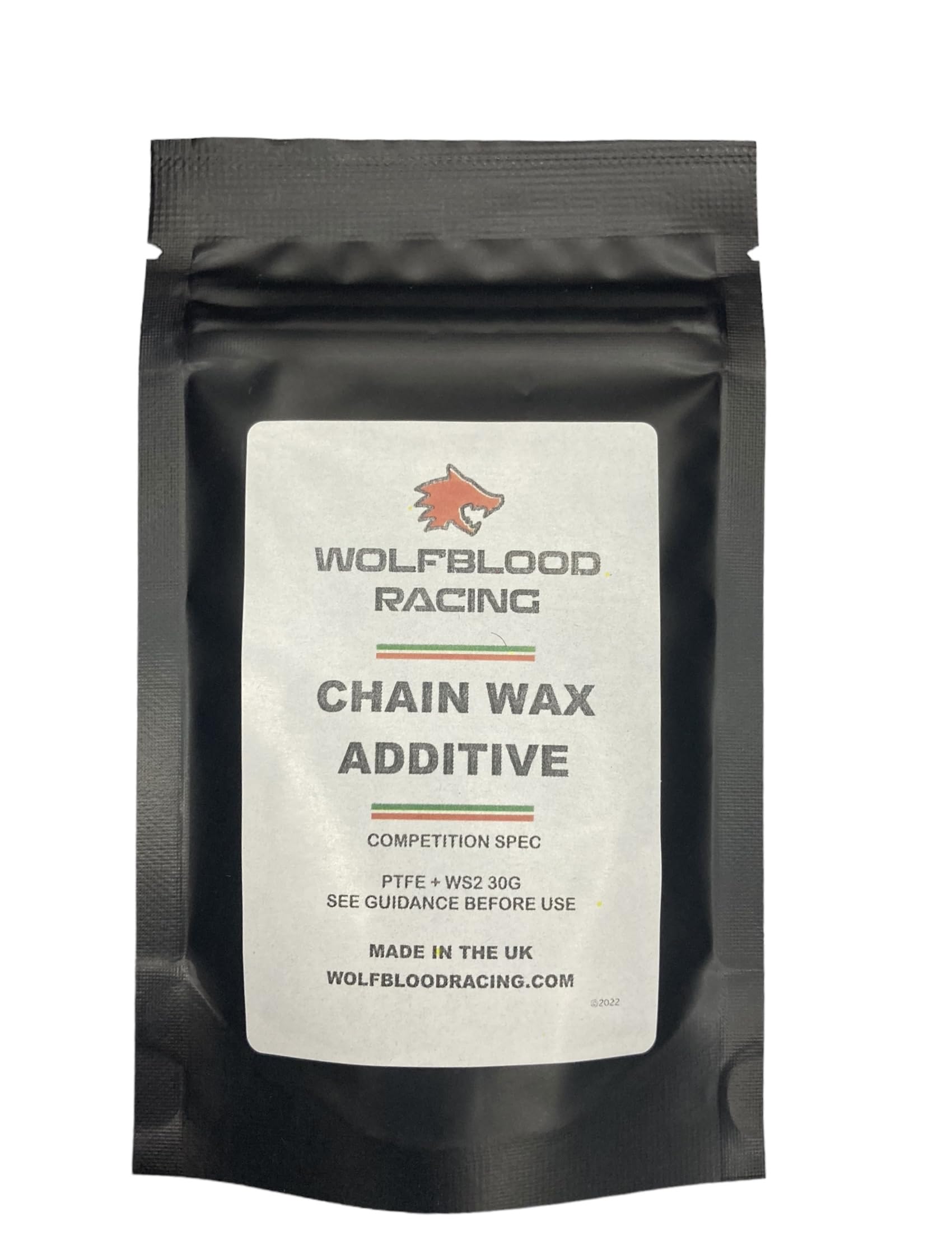Wolfblood Racing WBR PTFE and WS2 Cycle Chain Wax additive