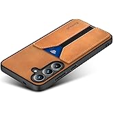 Kowauri for Samsung Galaxy S25 Case [ Not fit for S25 Plus/S25 Ultra], PU Leather Wallet Case with Credit Card Slot Holder Ultra Slim Protector Case for Samsung Galaxy S25 (Brown)