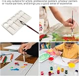 SIYUPU Watercolor Paint Palette - 10 Wells Wet Mixing Tray - Rectangular view 4