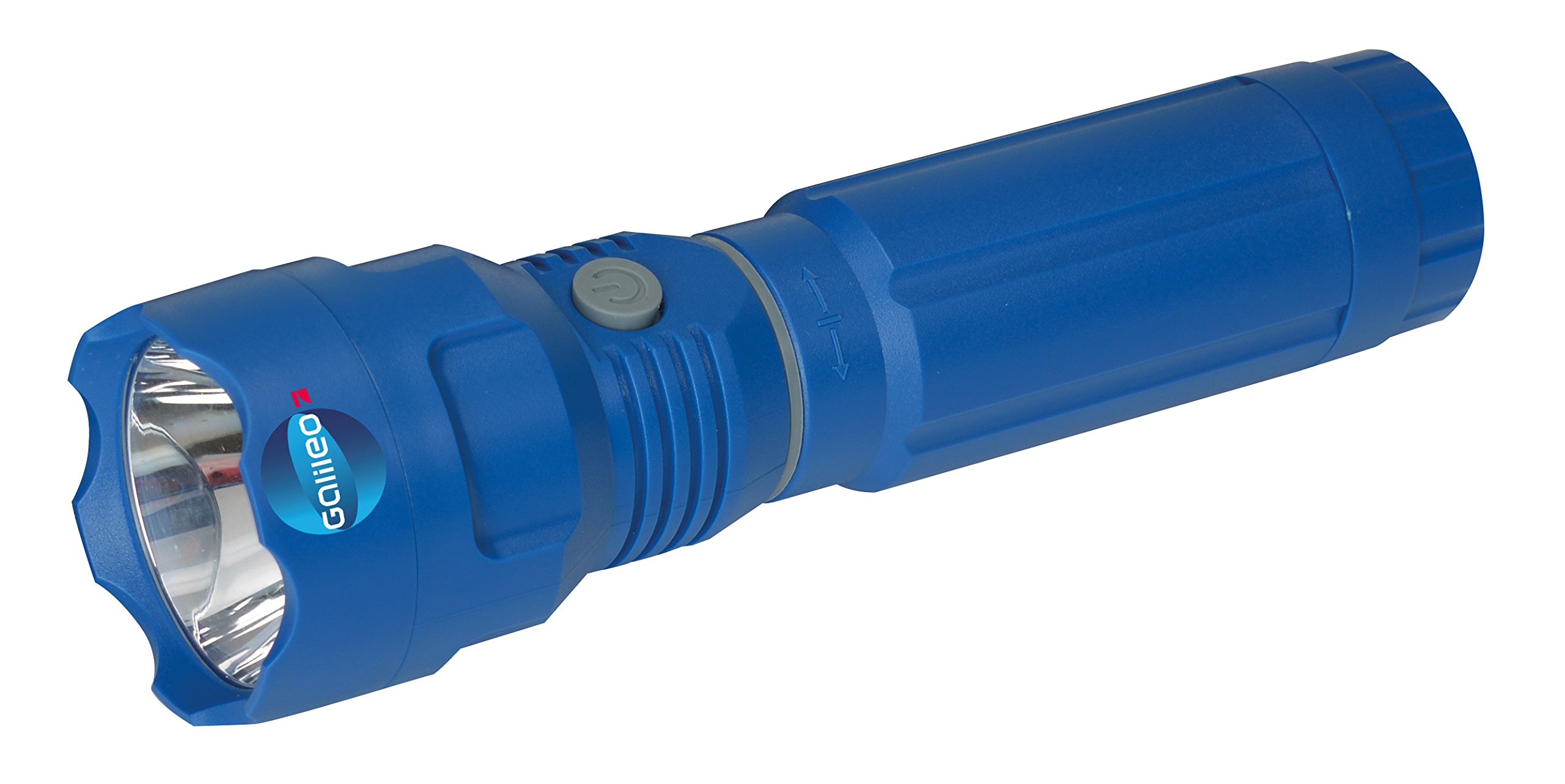 Beluga Spielwaren GmbH Galileo Taschenlampe Pro 2 in 1 mit LED Lichtleiste und Magnet Beluga Toys 62001 Torch, Blue