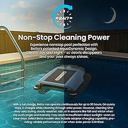 Betta Flex Solar-Powered Robotic Pool Skimmer