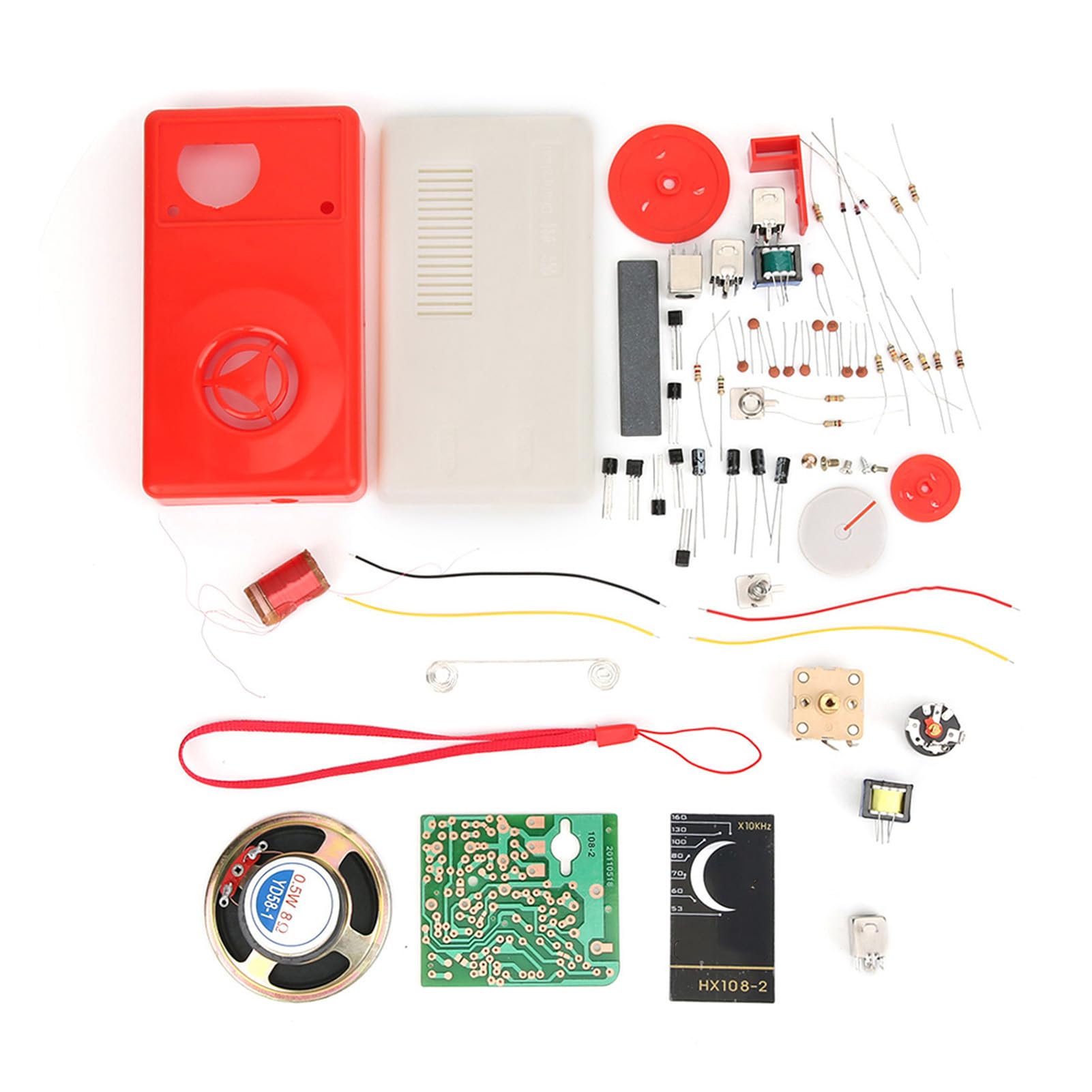 Radio Kits To Build, HX108-2 7 Tube Radio Electronic DIY Kit Electronic Learning Set Radio Parts Build Your Own Radio Kits To Make Kit A 3645652612 Dial For Kids Electronic Air And