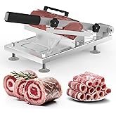 Manual Frozen Meat Slicer for Hot Pot, Upgraded Stainless Steel Meat Cutter for Beef Mutton Pork Roll, Food Slicer Machine fo