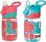 Nuby Incredible Gulp Water Bottle 360ml No Spill Active Toddler Sippy Cup