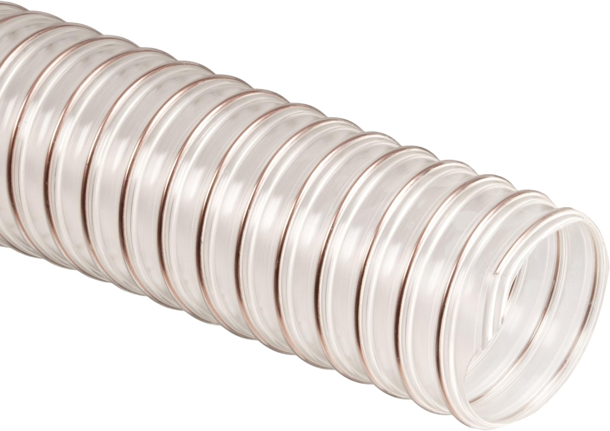 Flx-Thane SD Polyurethane Duct Hose, Clear, 12" ID, 0.030" Wall, 25' Length