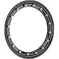 Speedway Motors Beadlock Kit for 15 Inch Racing Wheel, One Piece Steel Inner Ring,3/16” Thick for Additional Strength, Outer Ring is Powder Coated Black