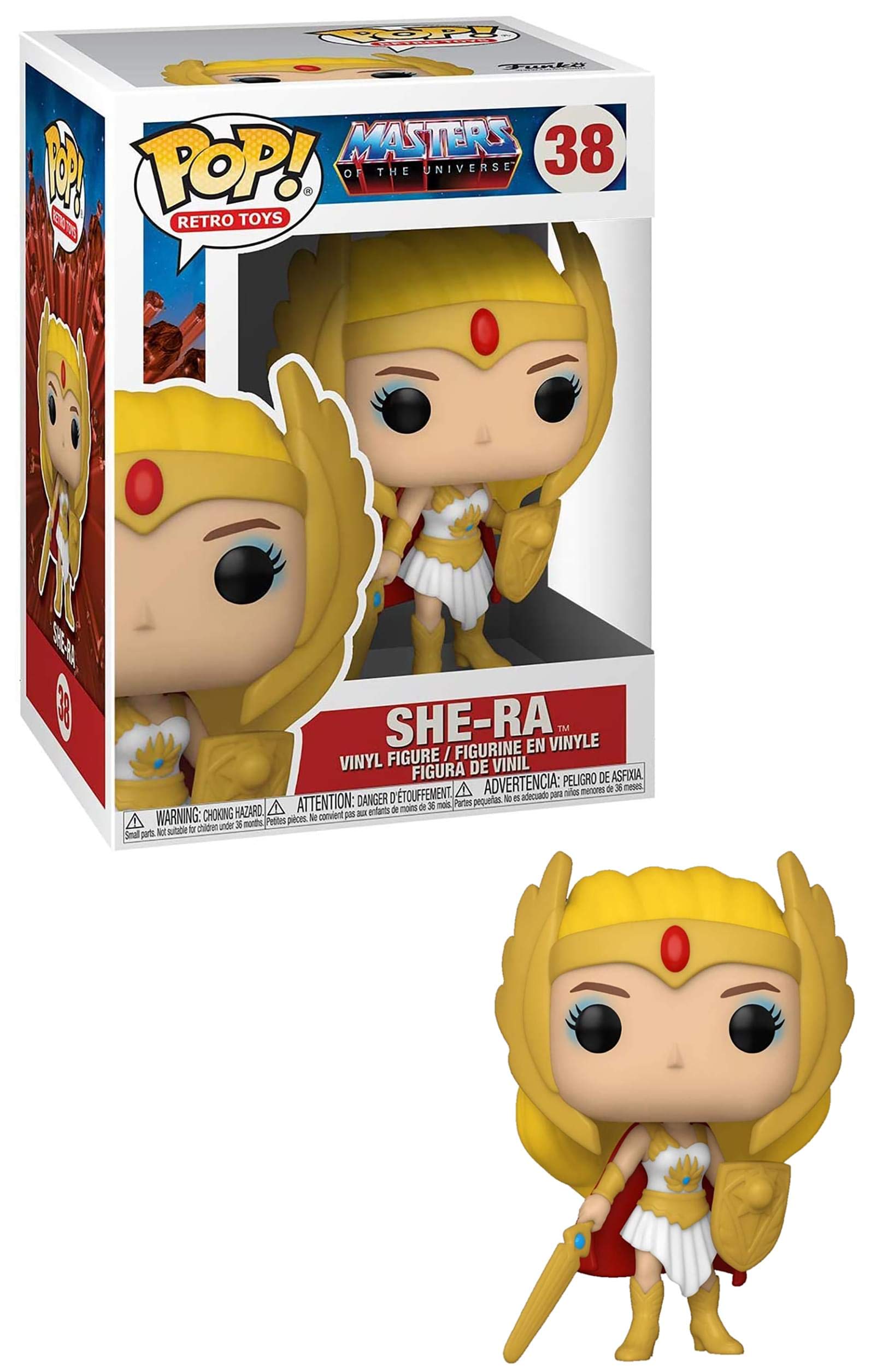 Funko POP! Vinyl: Masters Of the Universe-Classic She-Ra - Collectable Vinyl Figure - Gift Idea - Official Merchandise - Toys for Kids & Adults - TV Fans - Model Figure for Collectors and Display