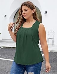 KTILG Green Blouses for Women Fashion 2025 Summer
