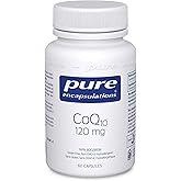 Pure Encapsulations CoQ10 120 mg - Coenzyme Q10 Supplement for Heart Health, Energy & Antioxidants - Cellular Health, Cogniti