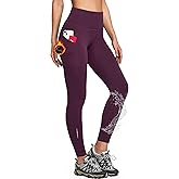 Ewedoos Womens Fleece Lined Leggings Water-Resistant Thermal Winter Fleece Leggings for Women with Pockets Ski Hiking