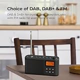 i-box Spectrum DAB Radio Portable FM USB 15h 60 Stations Large LCD view 2