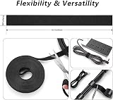 Moseem Cable Management Kit 142Pcs Wire Organizer and Tidy view 7