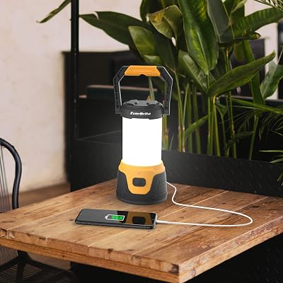 EverBrite LED Camping Lantern 1000 Lumen Rechargeable 5 Modes 4400mAh