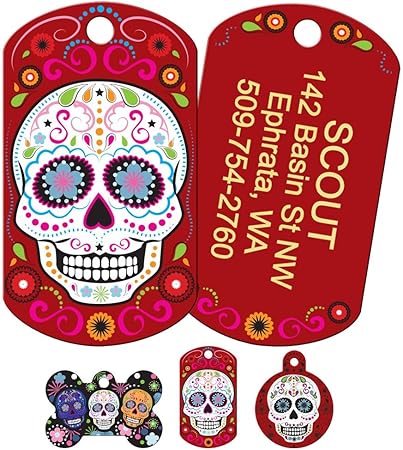 halloween dog tags