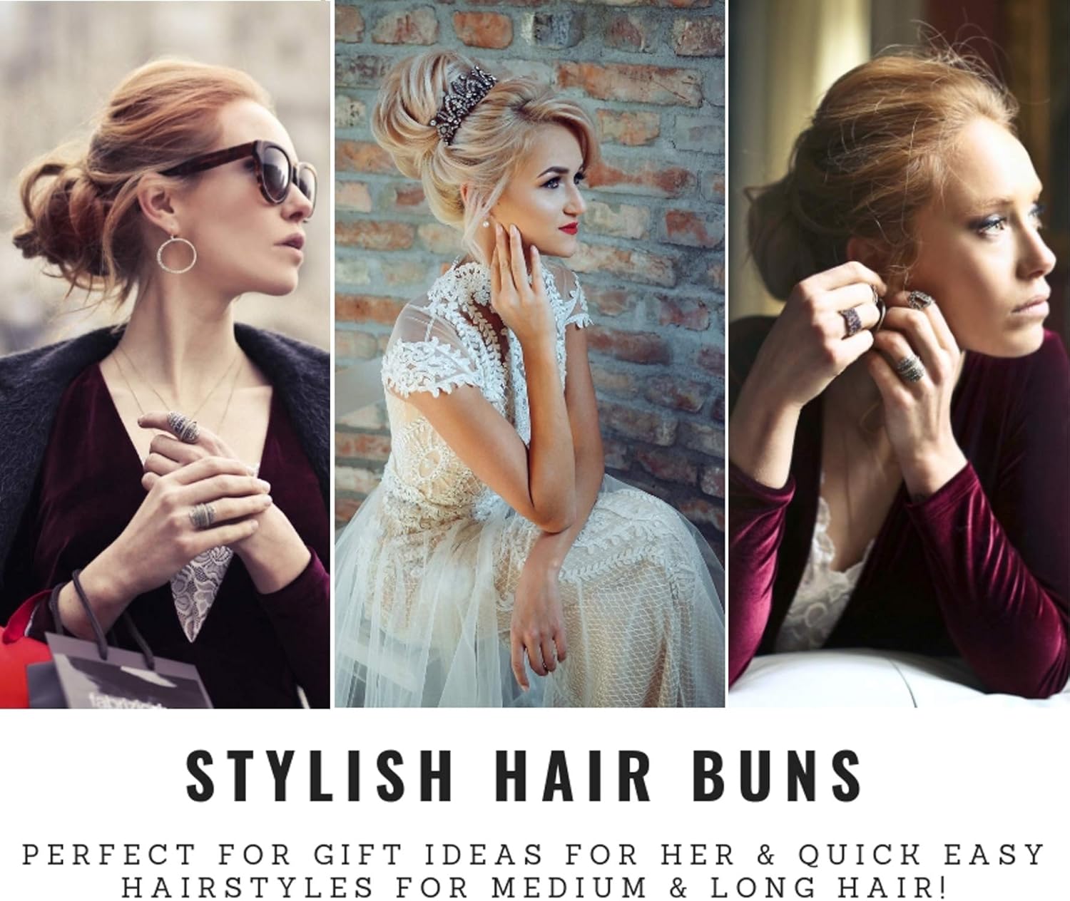 Styla Hair Magic Hair Bun Maker 2 Small 2 Large Foam Sponge Bun