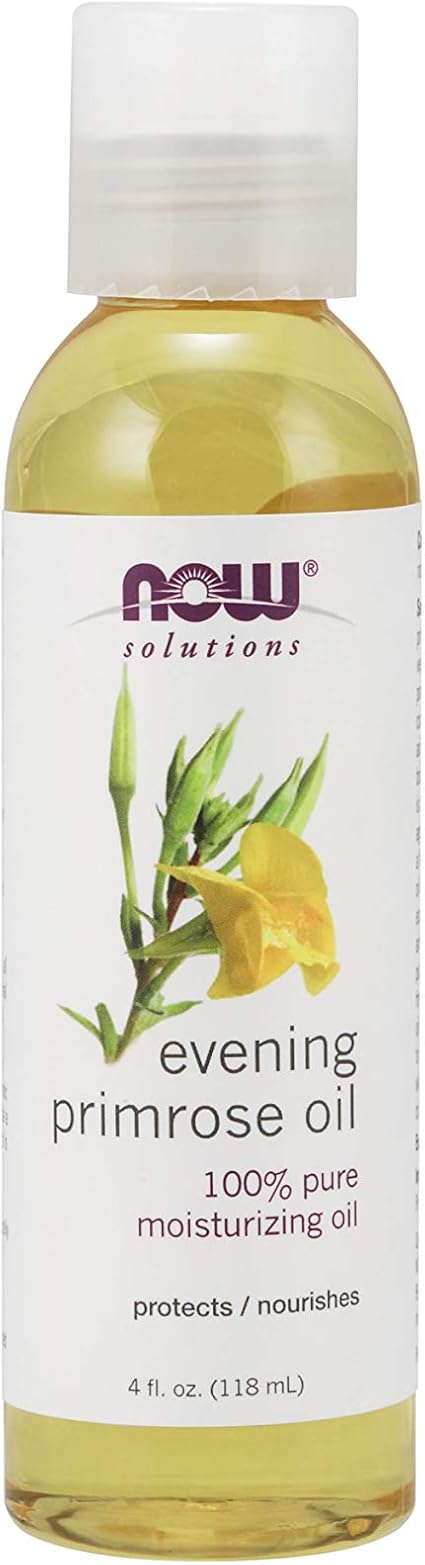Amazon Com Now Solutions Evening Primrose Oil 100 Pure Moisturizing Oil With Essential Fatty Acids 4 Ounce Health Personal Care