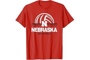 ELITE AUTHENTICS Nebraska Cornhuskers Volleyball Smash Red T-Shirt