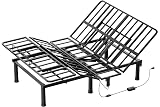 SunsGrove Queen Adjustable Bed Frame, Wired Remote Control, Independent Head and Foot Incline, Electric Bed Frame Base, Adjustable Bed Leg with 2 Height Options, Easy Assembly