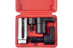 DAYUAN 5 pcs O2 Oxygen Sensor Socket Set Oxygen Sensor Remover Tool and Thread Chaser Set