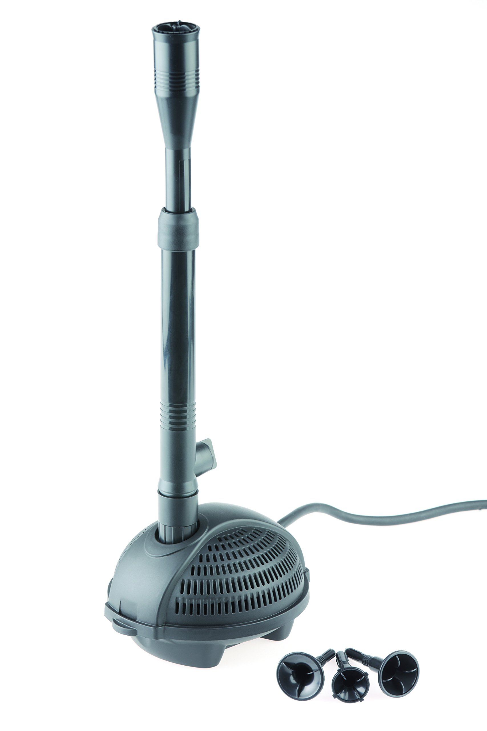Pontect PondoVario 1000 - Energy-Efficient Pond Fountain Pump with 4 Patterns, Flexible Installation, and High-Performance Filter for Long-Term Durability - 1,000 litres Per Hour